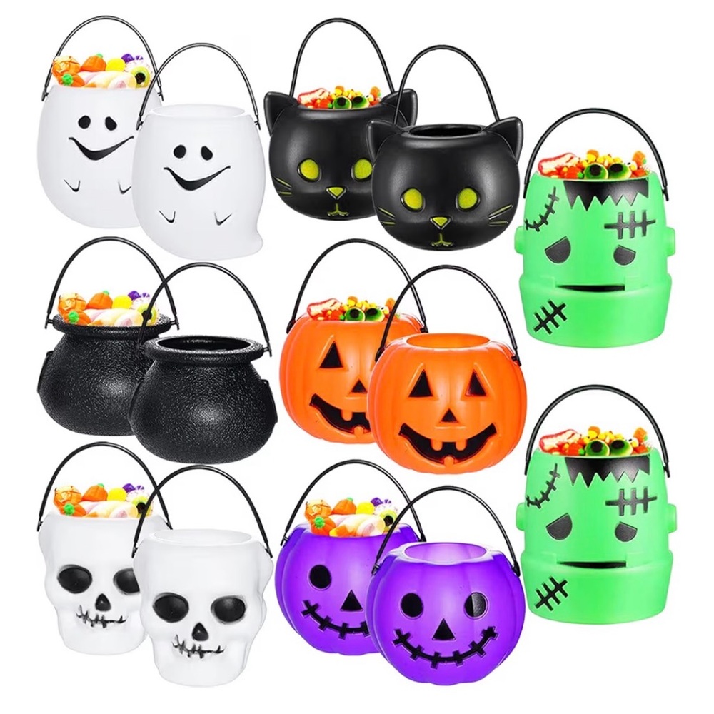 Halloween Candy Buckets Set 14 Pieces